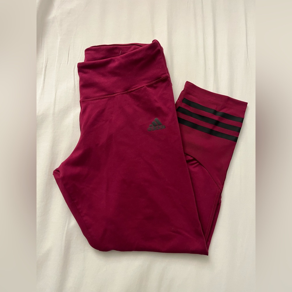 Adidas mesh capri leggings